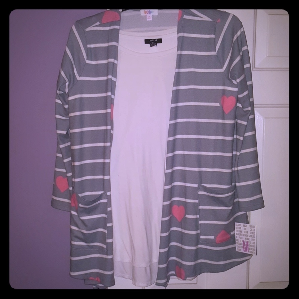Lularoe Caroline Happy Hearts collection